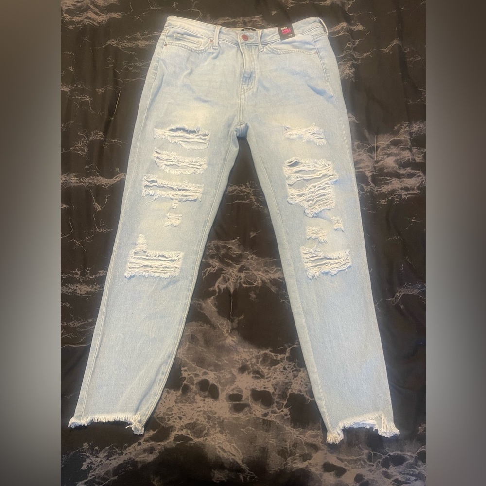 Skinny Ankle distressed Jeans